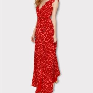 Heartloom Wrap Maxi Dress